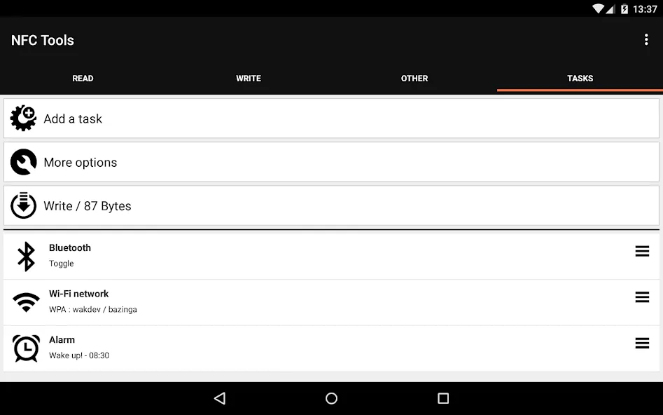 NFC Tools screenshot 11