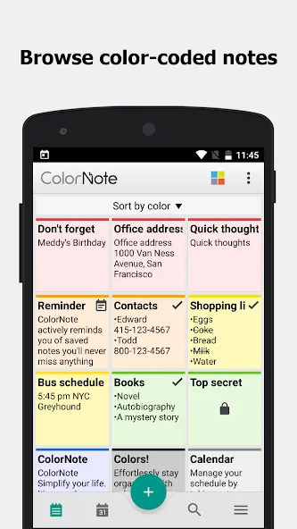 ColorNote Notepad Notes screenshot 7