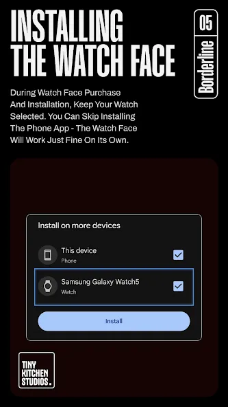 TKS 05 Borderline Watch Face screenshot 7