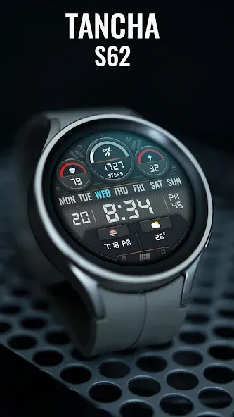 Tancha S62 Retro Watch Face screenshot 2