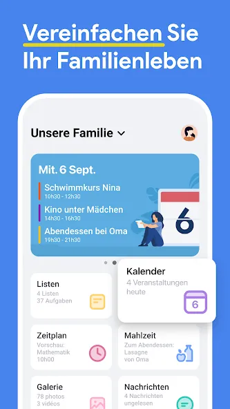 FamilyWall - Familienplaner screenshot 1