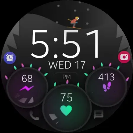 Christmas animated watch face screenshot 9