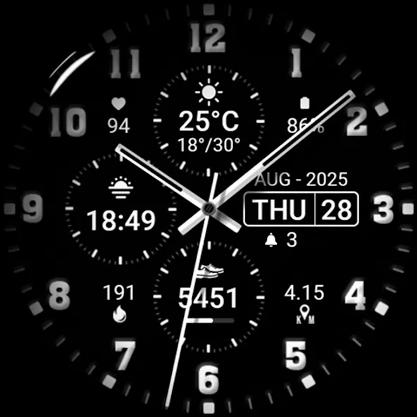 Watch face 10h08.com #67 screenshot 25