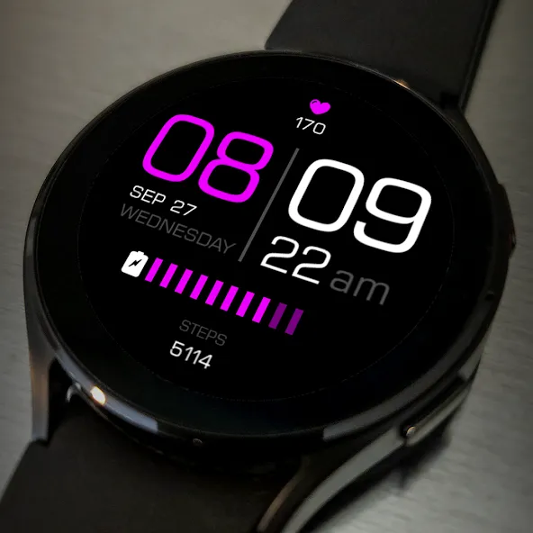 Key075 Modern Watch Face screenshot 4