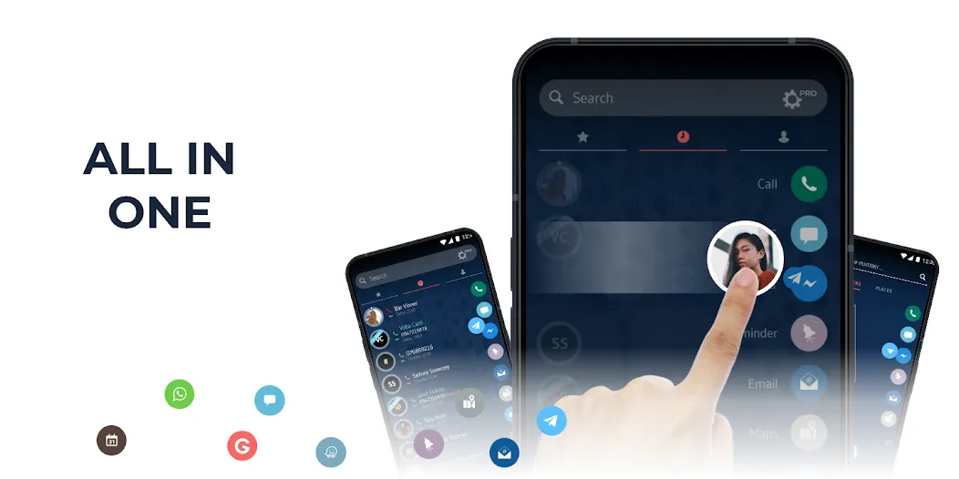 Phone Dialer & Contacts: drupe screenshot 1