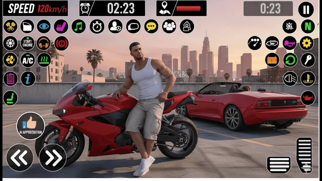Miami Gangster Crime Games 3D screenshot 5