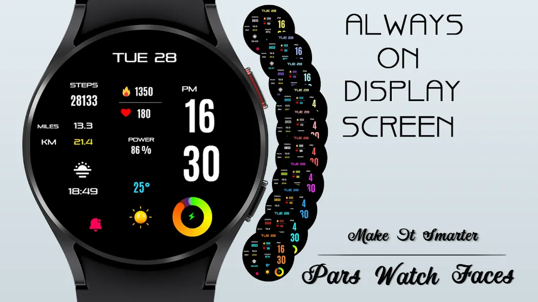Vega Digital Watch Face screenshot 8