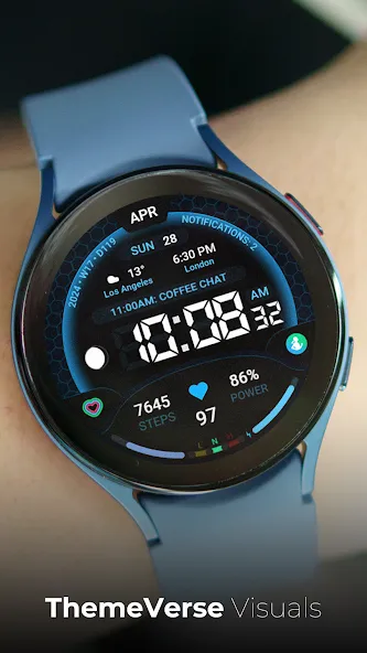 TVV Digital 3 Watch Face screenshot 2