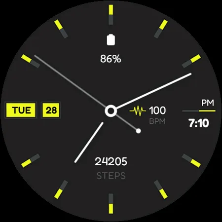 Minima 4 Minimal Watchface screenshot 13