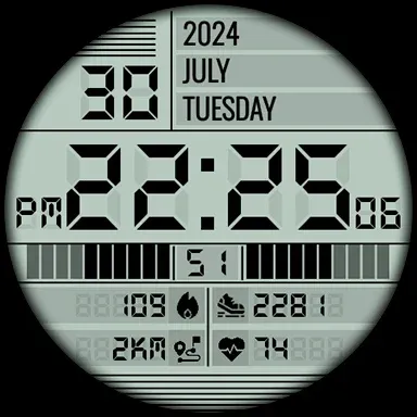 TkuWatch S014 Retro Watch Face screenshot 19