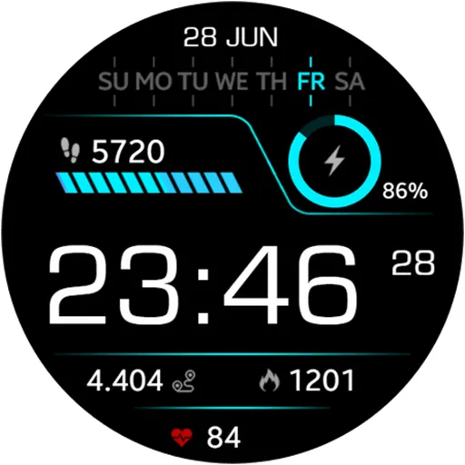 Digital Worko Watch Face screenshot 16