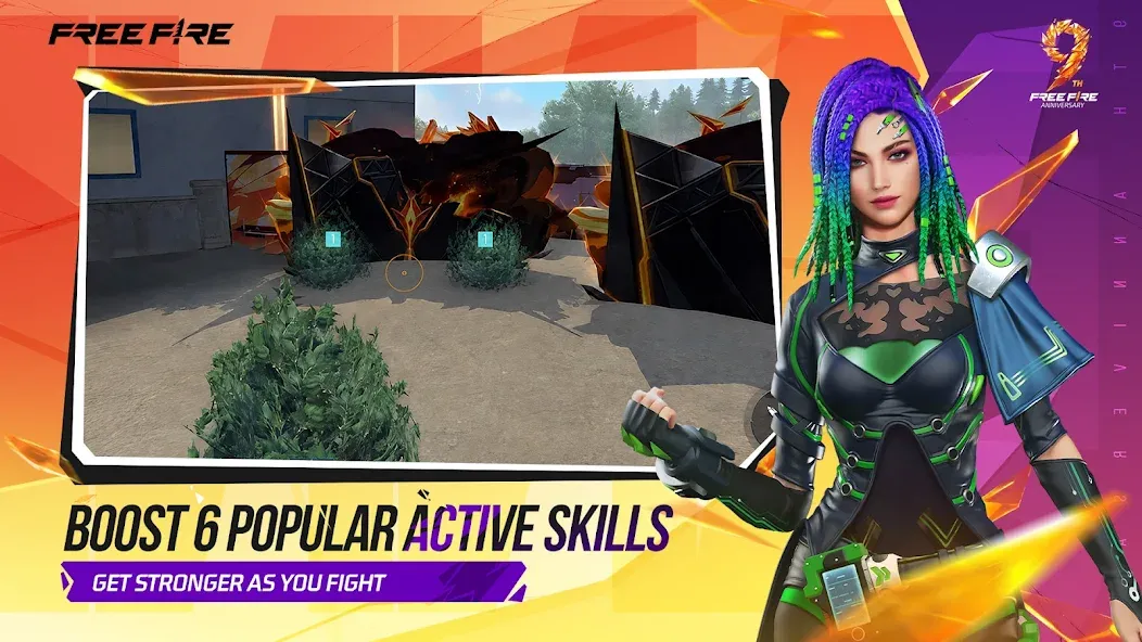 Free Fire: 9th Anniversary screenshot 5