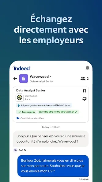 Indeed: Recherche d’Emploi screenshot 6