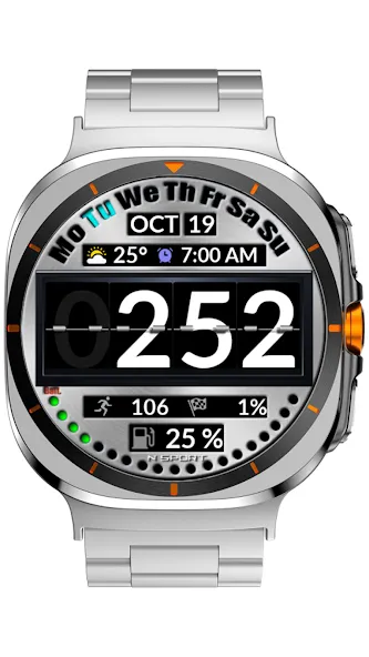 NTV520 - Digital watch face screenshot 4