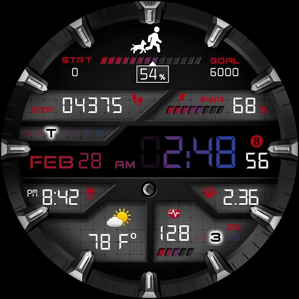 PER001 Smart Sport Watch Face screenshot 45