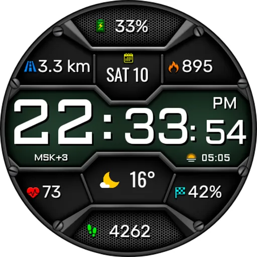 Digital Neror Watch Face screenshot 13