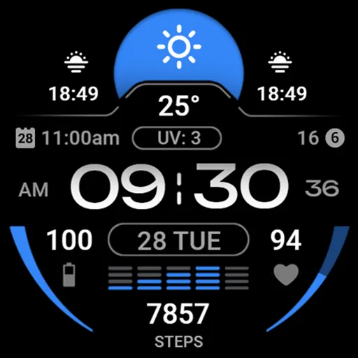 OMG 448 Weather Fitness Watch screenshot 24