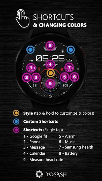A405 Wear OS Watch Face screenshot 7