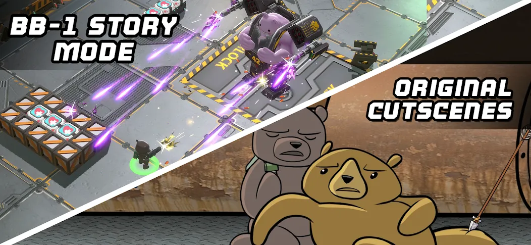 BATTLE BEARS HEROES Mini MOBA screenshot 3