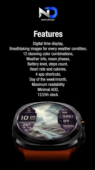 Weather Watchface — NDW076 screenshot 21