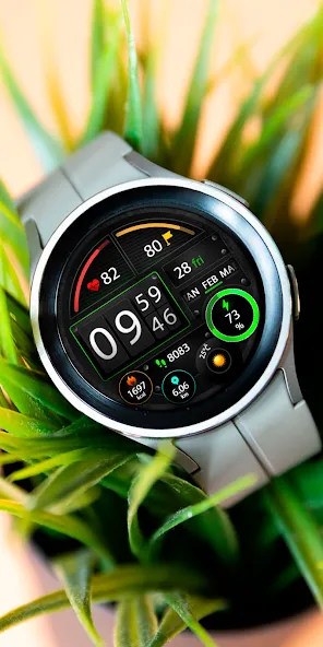 TechGauge Watch Face screenshot 2