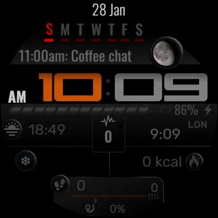 Digital Watch Face CRC087 screenshot 5