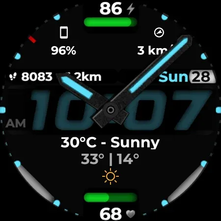 Watch Face CUE157 screenshot 15