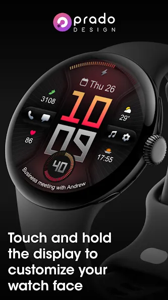 PRADO 78 Digital Watch Face screenshot 4