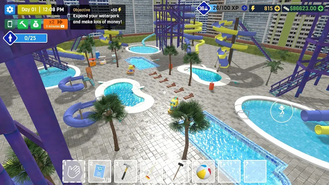 Waterpark Owner Simulator screenshot 1