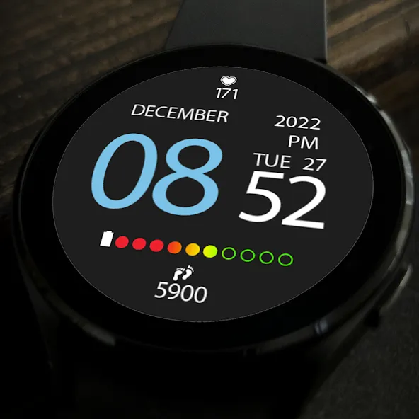 Digital Watch Face Key 009 screenshot 8