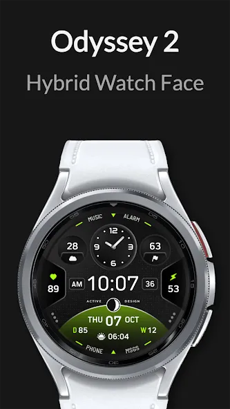 Odyssey 2: Hybrid Watch Face screenshot 6