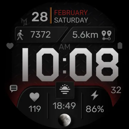 TWOOSTY - Digital Watch Face screenshot 9