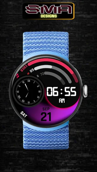 RainbowChrono WatchFace SAM-29 screenshot 4