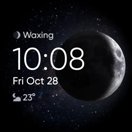 Luna Moon Watch Face screenshot 7