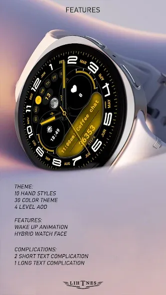 Hybrid Watch Face 012 screenshot 3