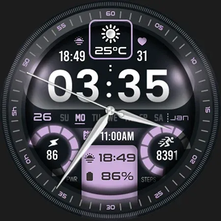 ML2U 364b Hybrid Watch Face screenshot 27