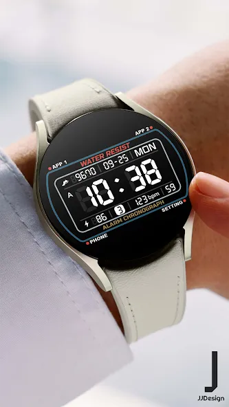 JJ-Digital030 Watch Face screenshot 1