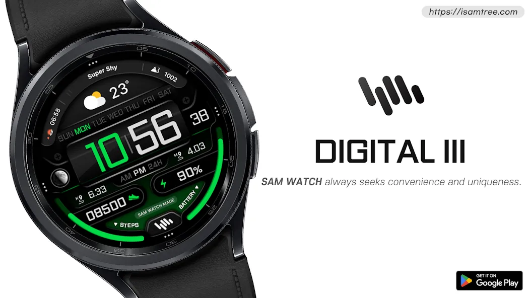 SamWatch Digital III screenshot 1