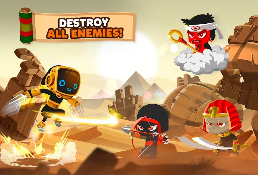 Ninja Dash Run - Offline Game screenshot 4