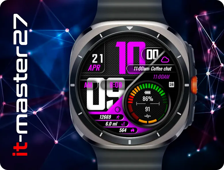 it-M013: Digital Watch Face screenshot 6