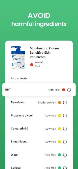 Yuka - Food & Cosmetic Scanner screenshot 2