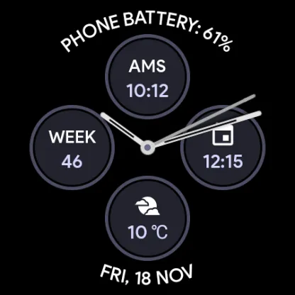 JHW Analog You: Watch face screenshot 11