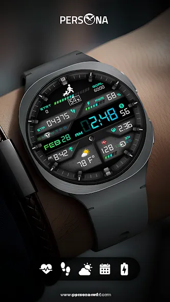 PER001 Smart Sport Watch Face screenshot 8