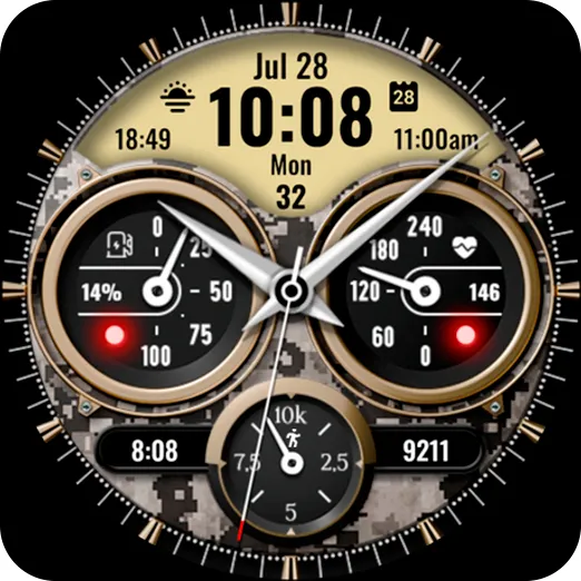 PT12 Hybrid Watch Face screenshot 34