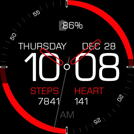 Key086 Hybrid Watch Face screenshot 27