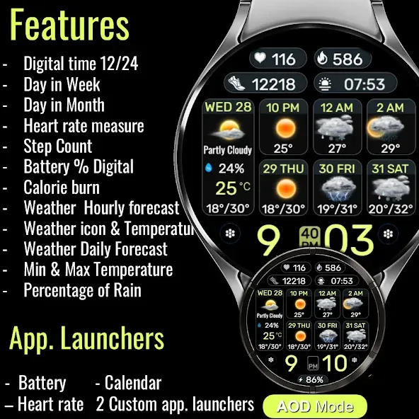 Weather Board 2 Black IW10 screenshot 7