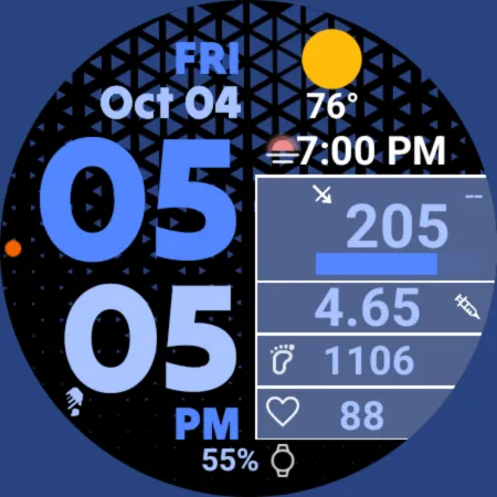 GDC-201 Diabetes Watch Face screenshot 9