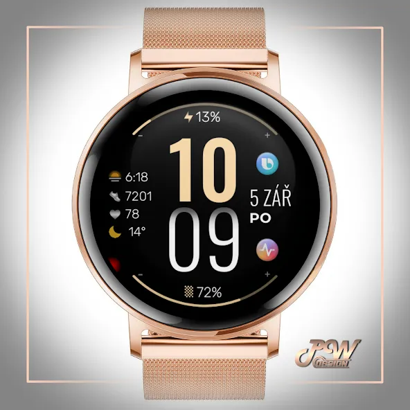 PW50 Digital Watch Face screenshot 2