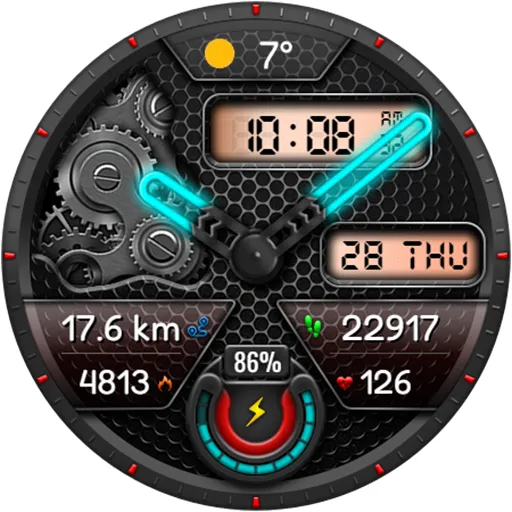 NERDAN URX136 Watch face screenshot 23