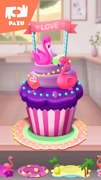 カップケーキメーカー-子供向けの料理とベーキングゲーム screenshot 5